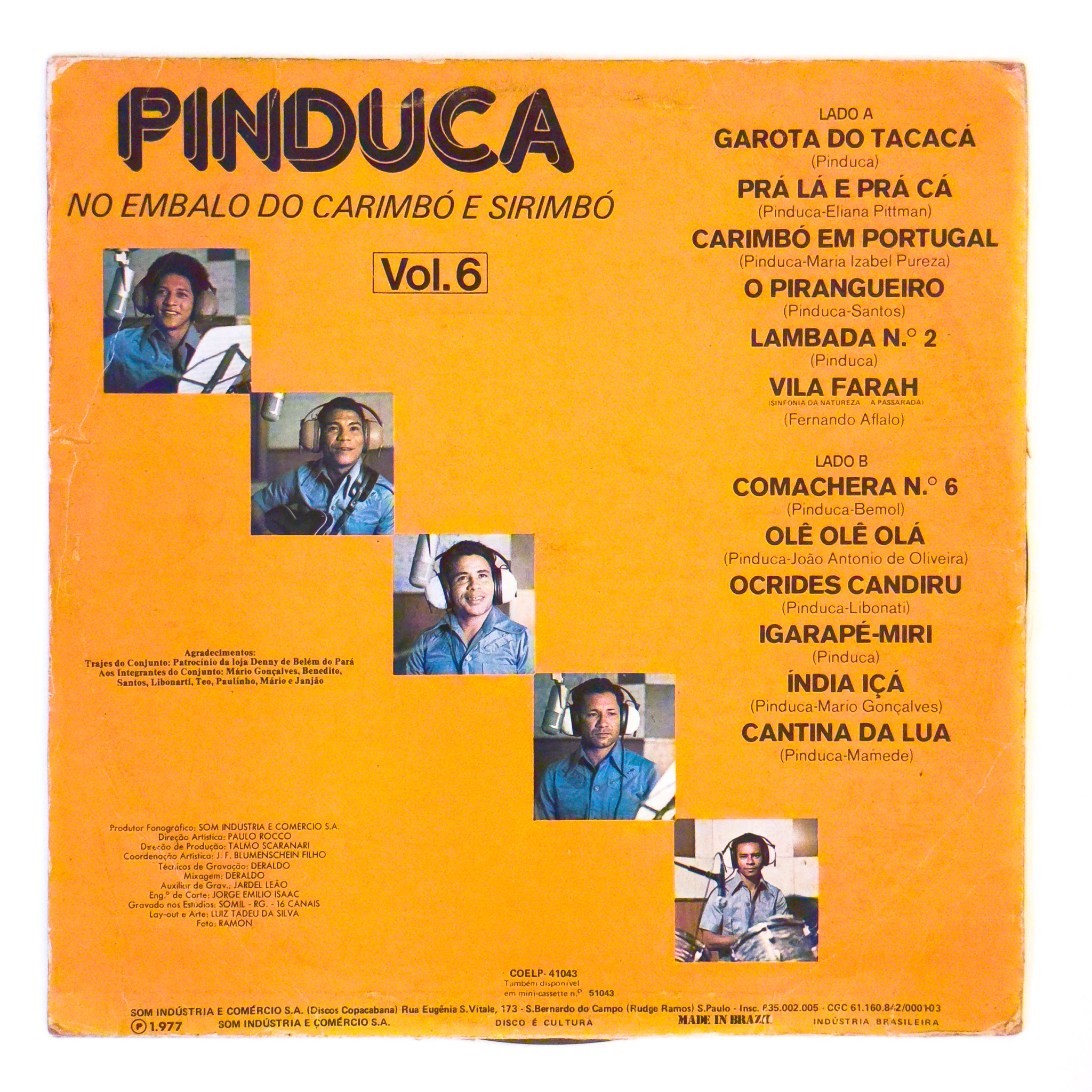 Pinduca — No Embalo Do Carimbó E Sirimbó Vol. 6 - Imagem 2
