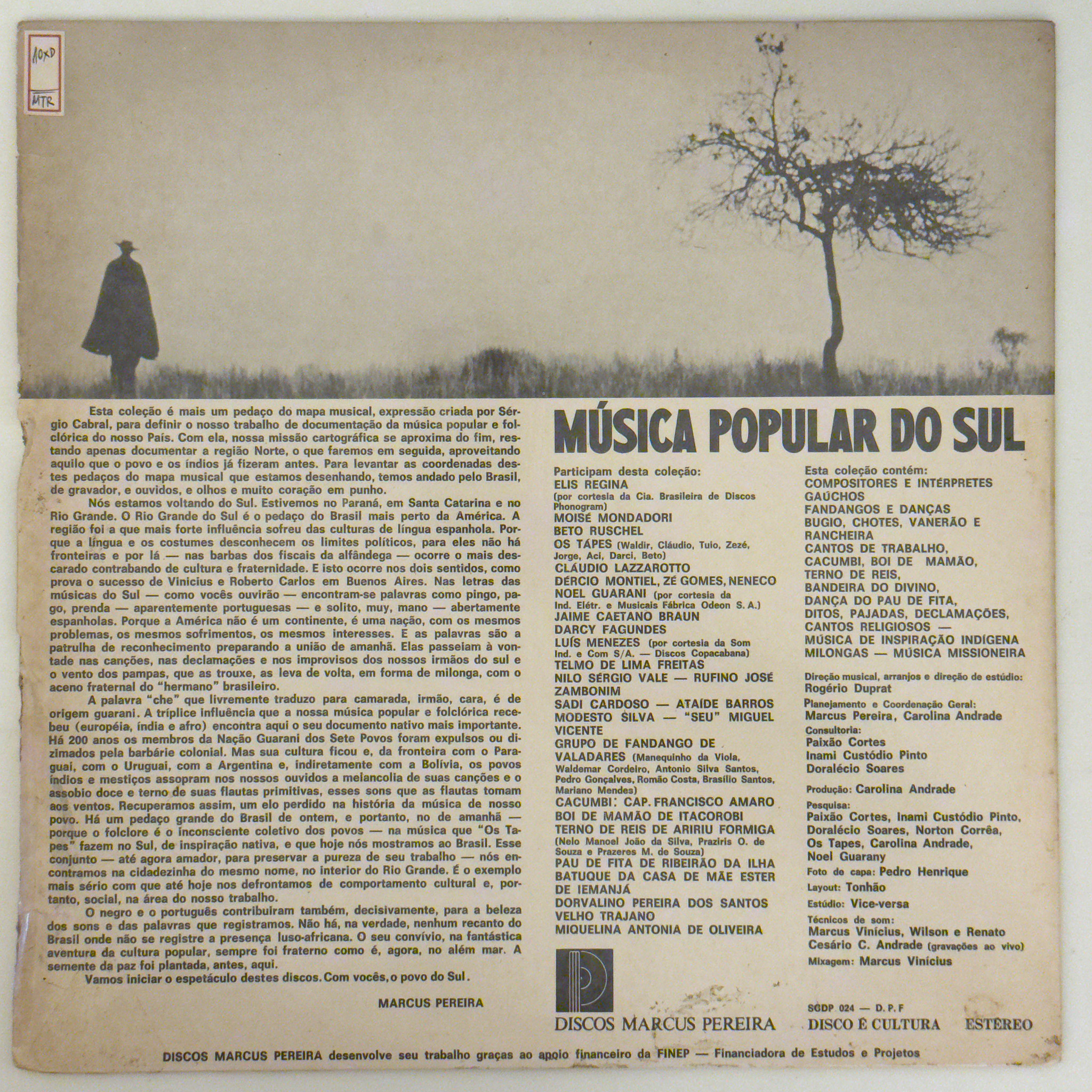 Various — Música Popular Do Sul 3 - Imagem 2