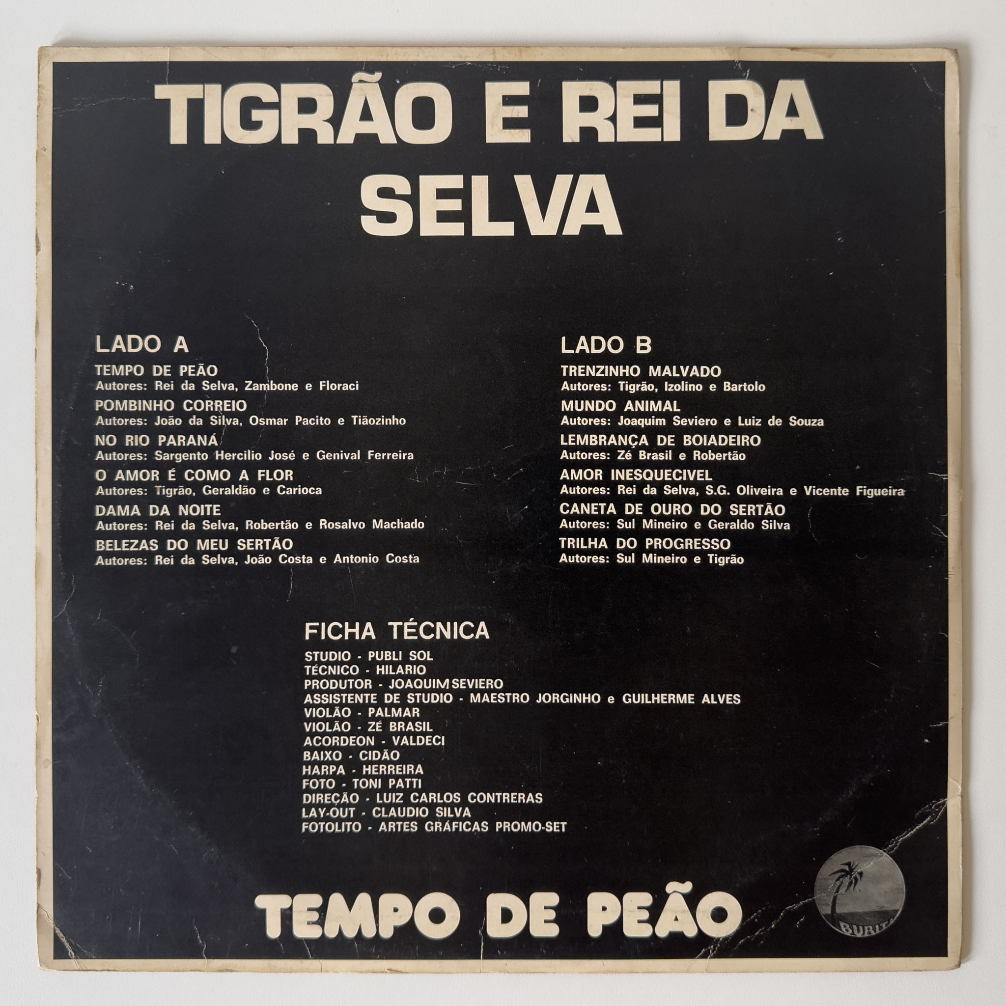 Tigrão e Rei da Selva — Tempo de Peão - Imagem 2