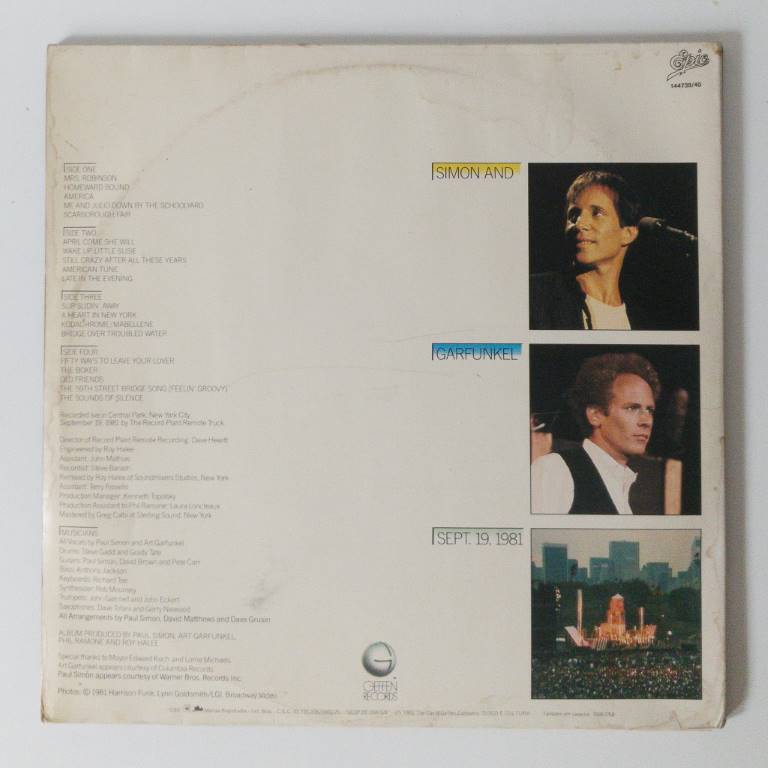 Simon & Garfunkel — The Concert In Central Park - Imagem 2