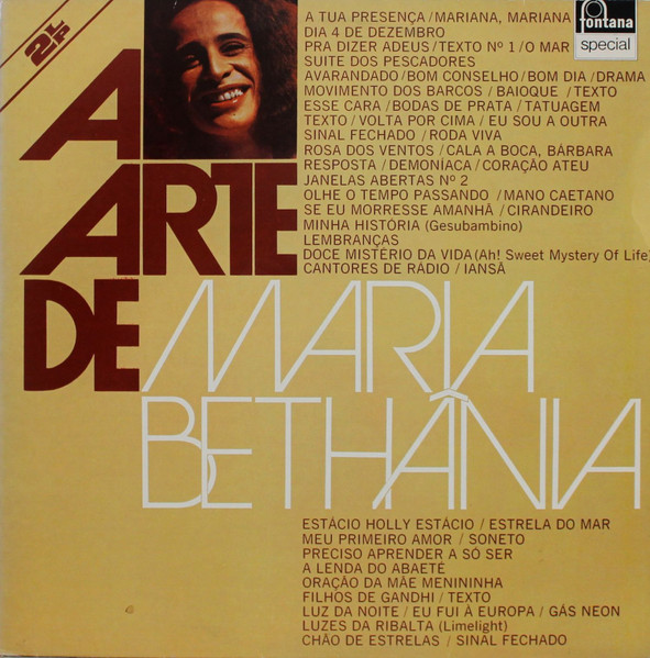 Maria Bethânia — A Arte De Maria Bethânia, capa do disco