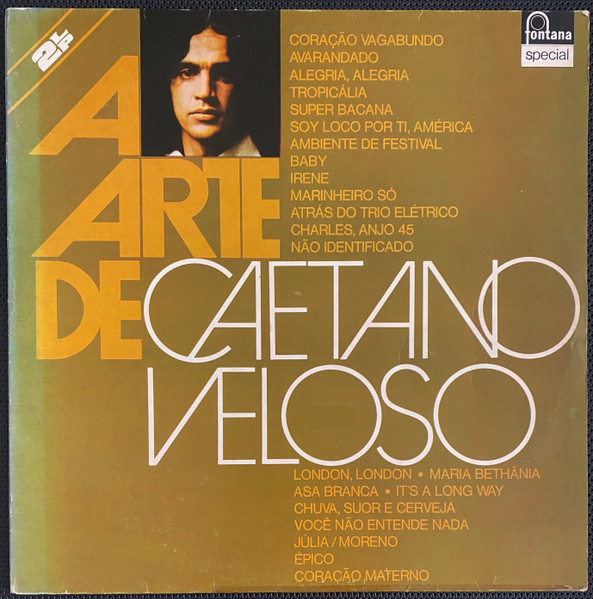 Caetano Veloso — A Arte De Caetano Veloso, capa do disco