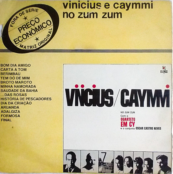 Vinicius De Moraes e Dorival Caymmi — No Zum Zum, capa do disco