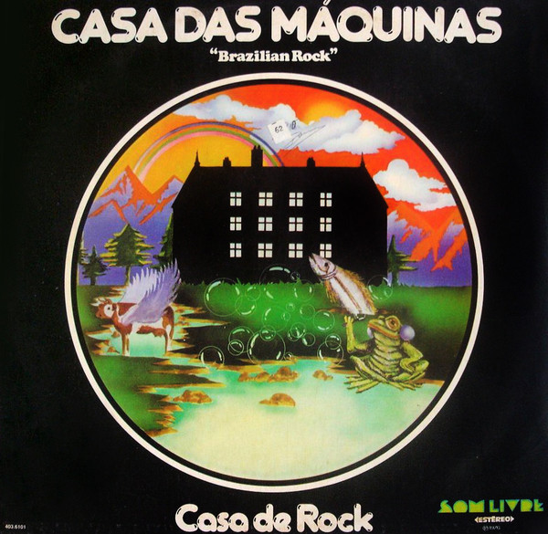 Casa Das Máquinas — Casa De Rock, capa do disco
