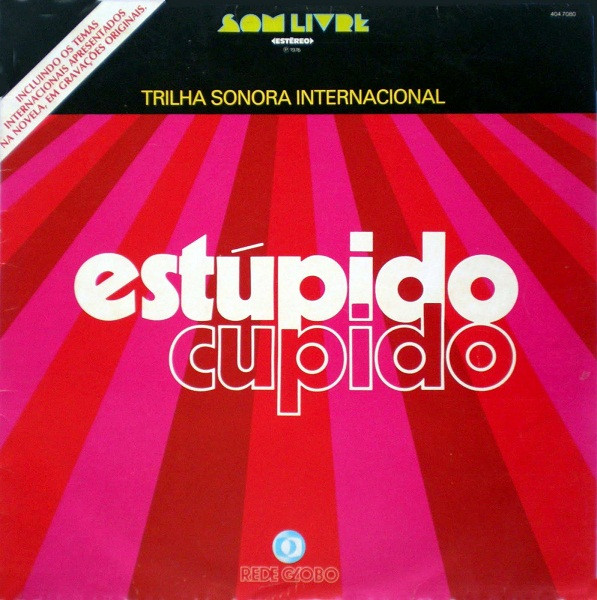 Various — Estúpido Cupido (Trilha Sonora Internacional), capa do disco