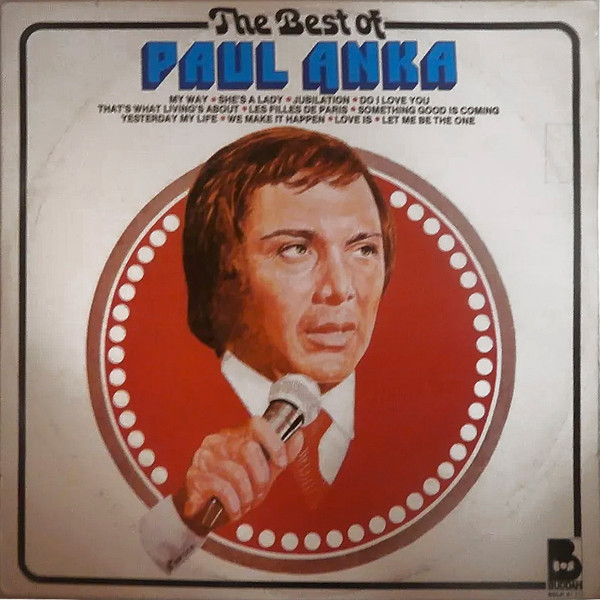 Paul Anka — The Best Of Paul Anka, capa do disco