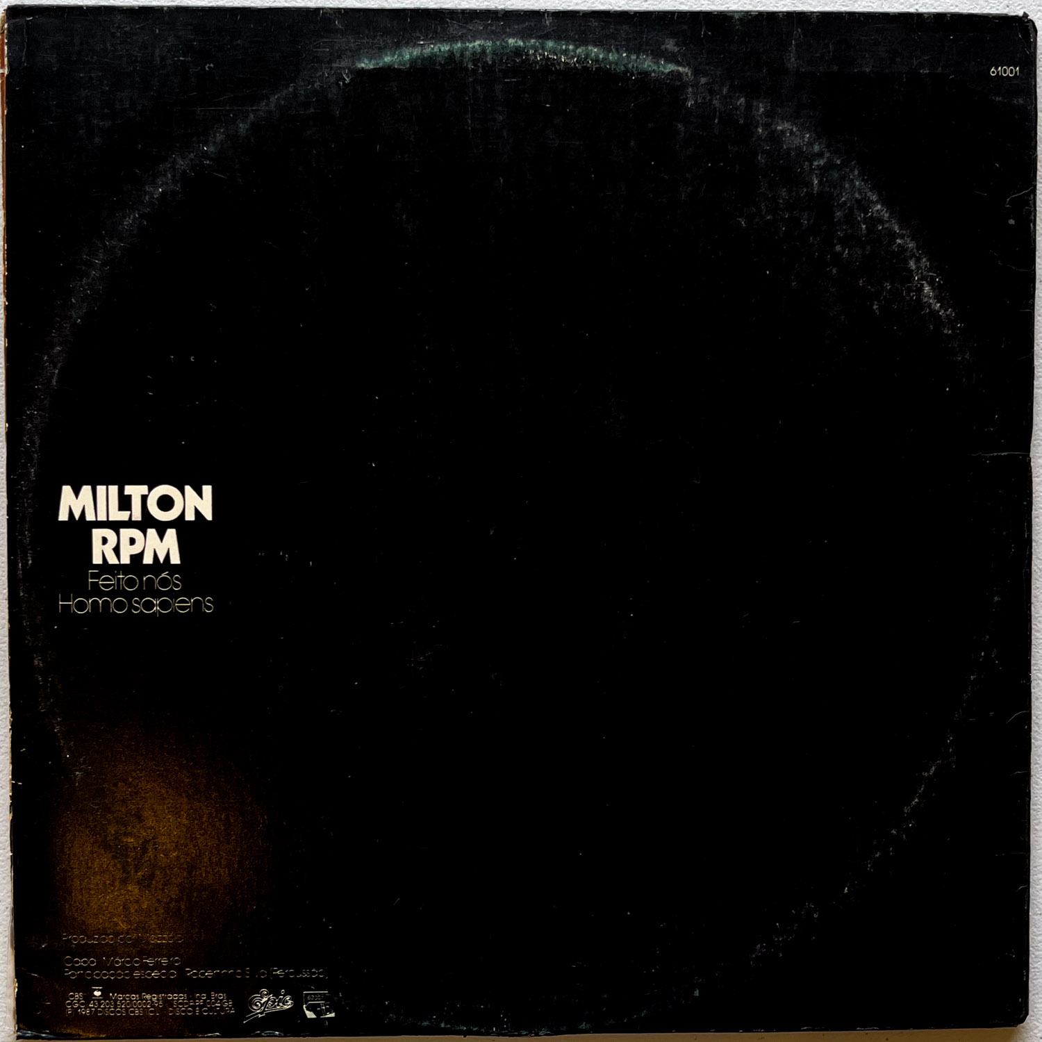 RPM (3) e Milton Nascimento — Homo Sapiens / Feito Nós - Imagem 2