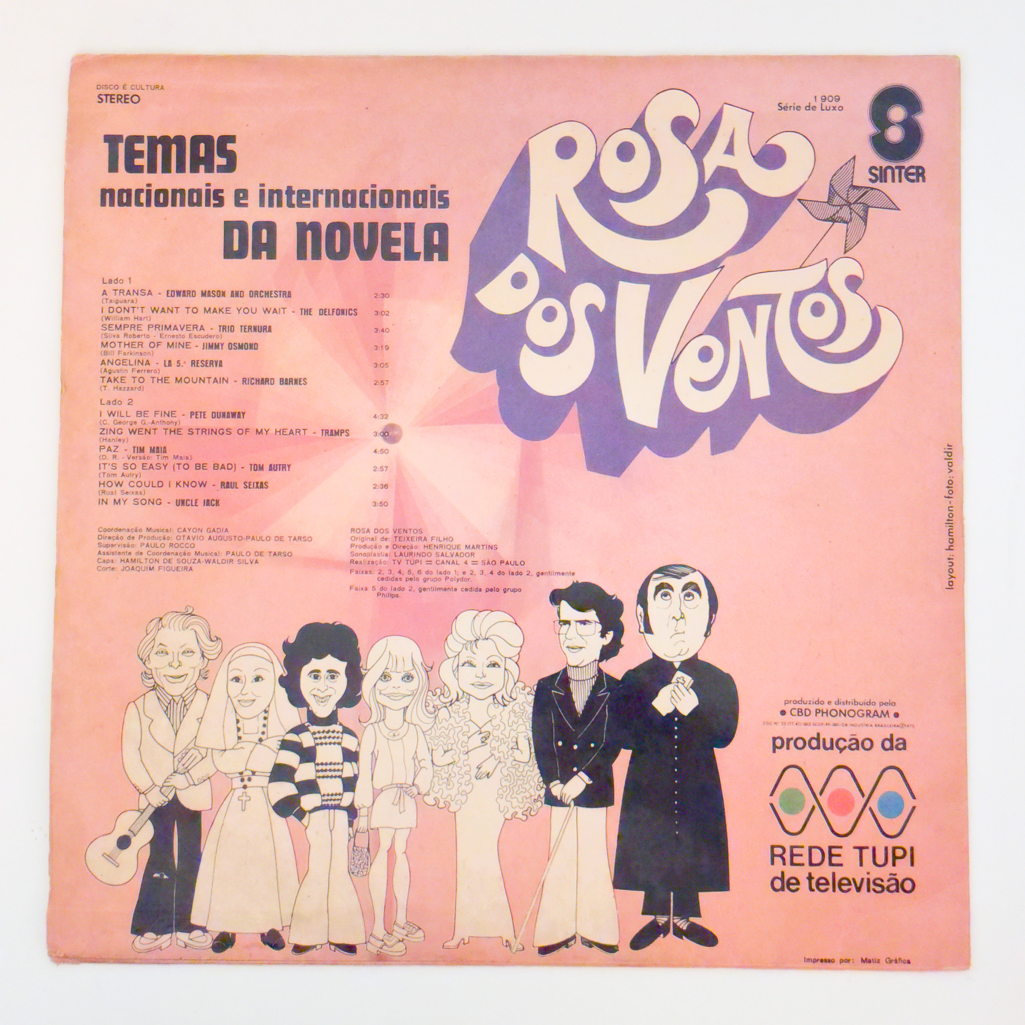 Various — Rosa Dos Ventos: Trilha Sonora Original Da Novela Da TV - Imagem 2
