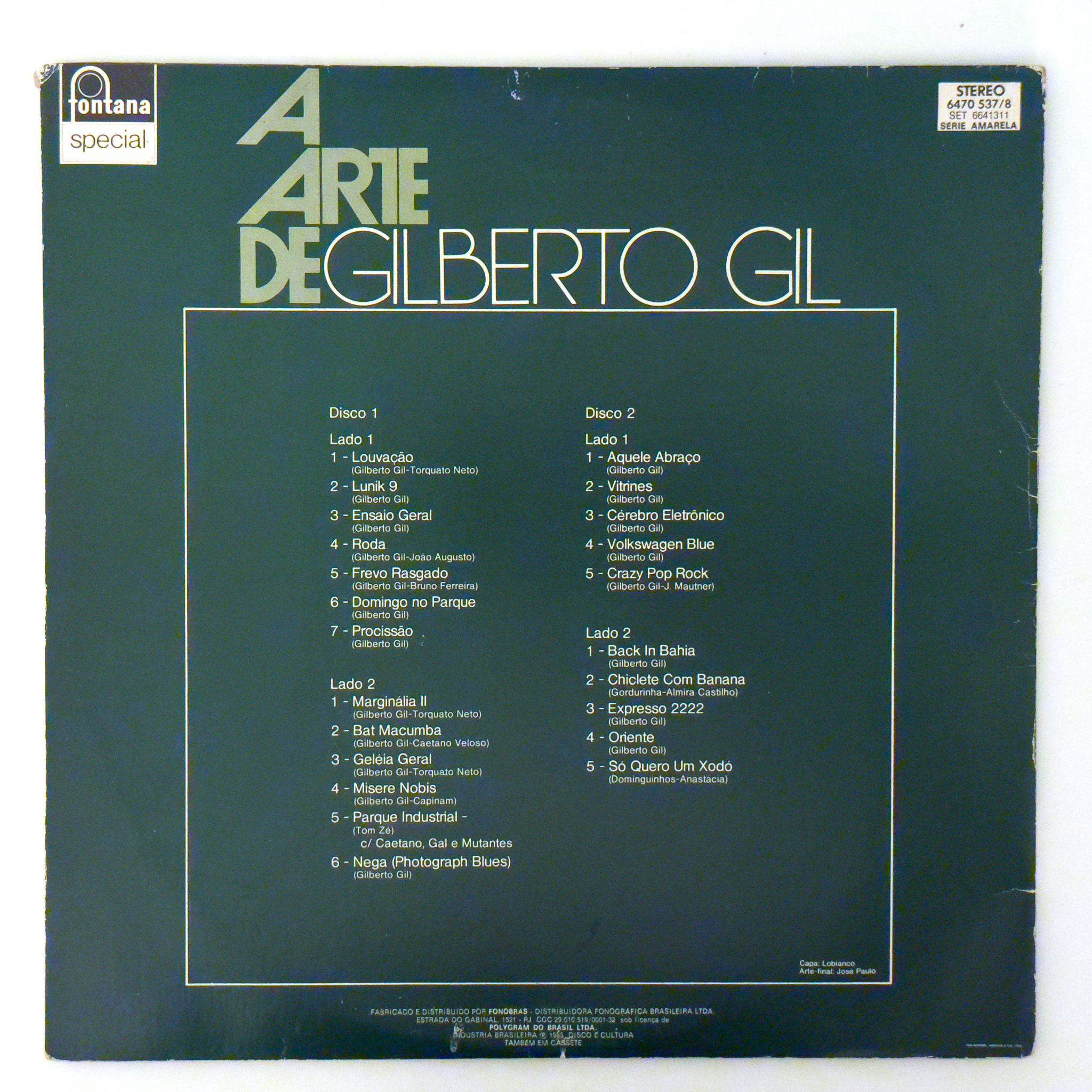 Gilberto Gil — A Arte De Gilberto Gil - Imagem 2