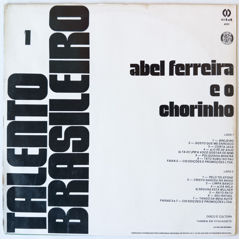 Talento Brasileiro 1 - Abel Ferreira e o Chorinho - Imagem 2