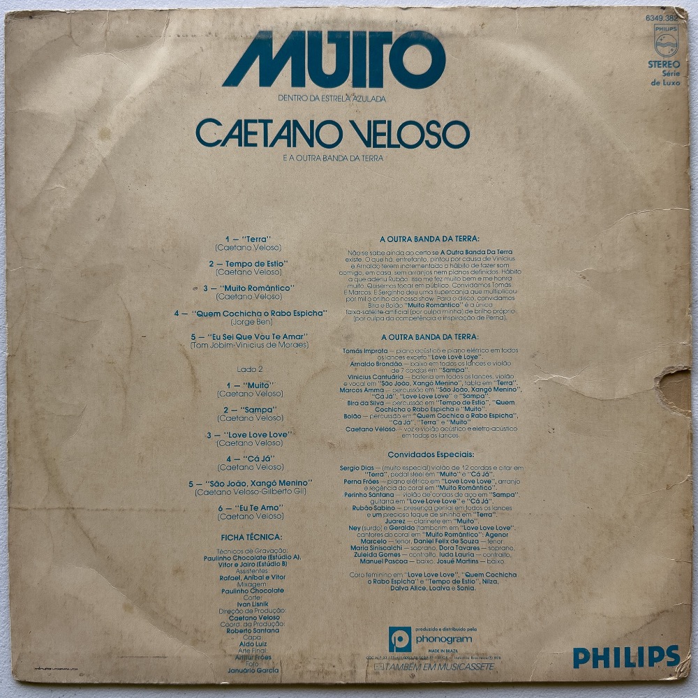 Caetano Veloso e A Outra Banda Da Terra — Muito (Dentro Da Estrela Azulada) - Imagem 2