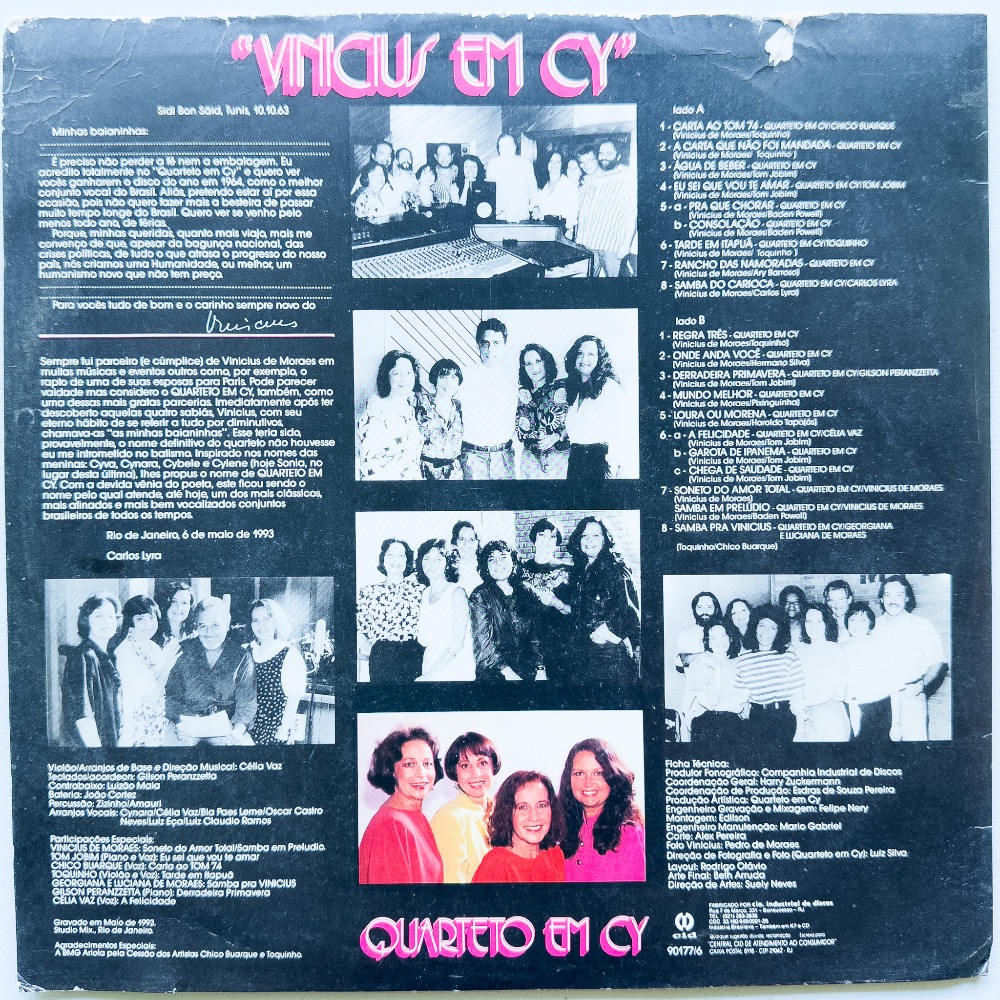 Quarteto Em Cy — Vinicius Em Cy - Imagem 2