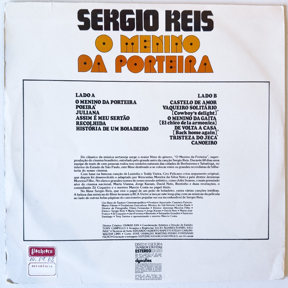 Sérgio Reis — O Menino Da Porteira - Imagem 2