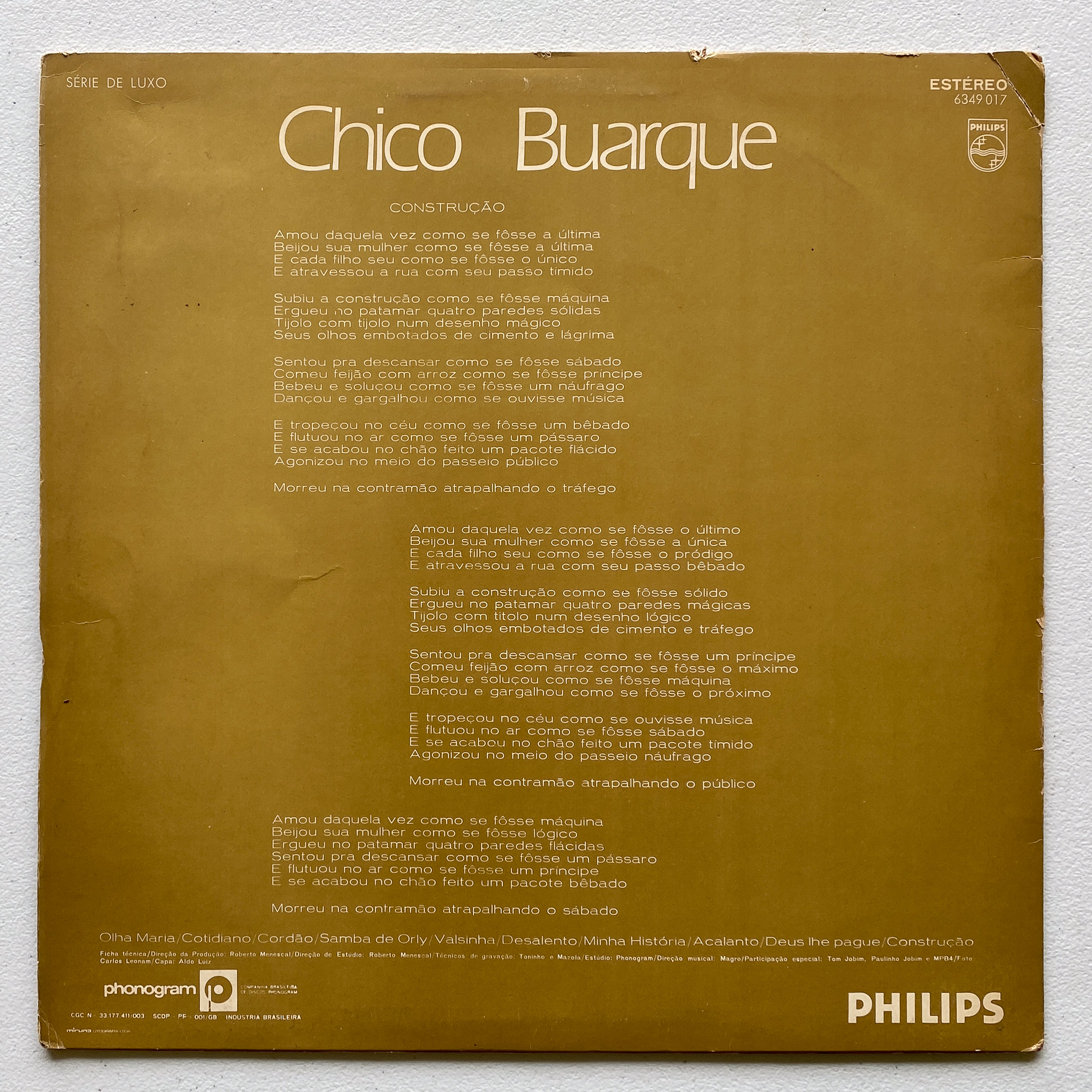 Chico Buarque — Construção - Imagem 2