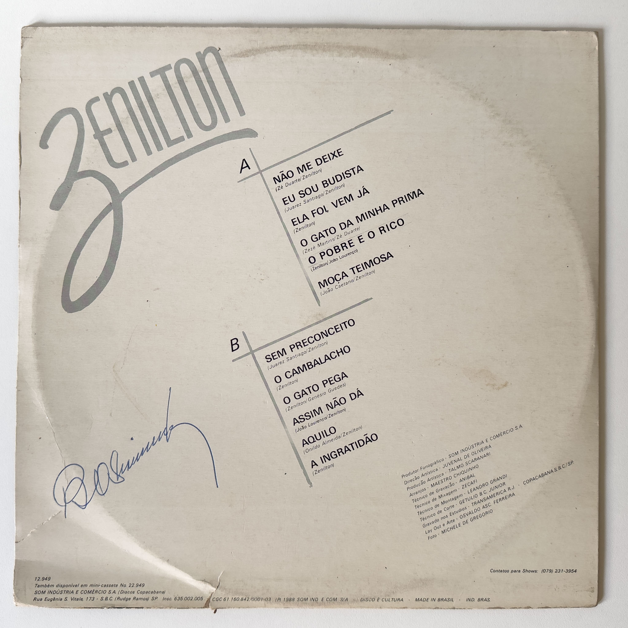 Zenilton — Educa O Branco, Educa O Preto - Imagem 2