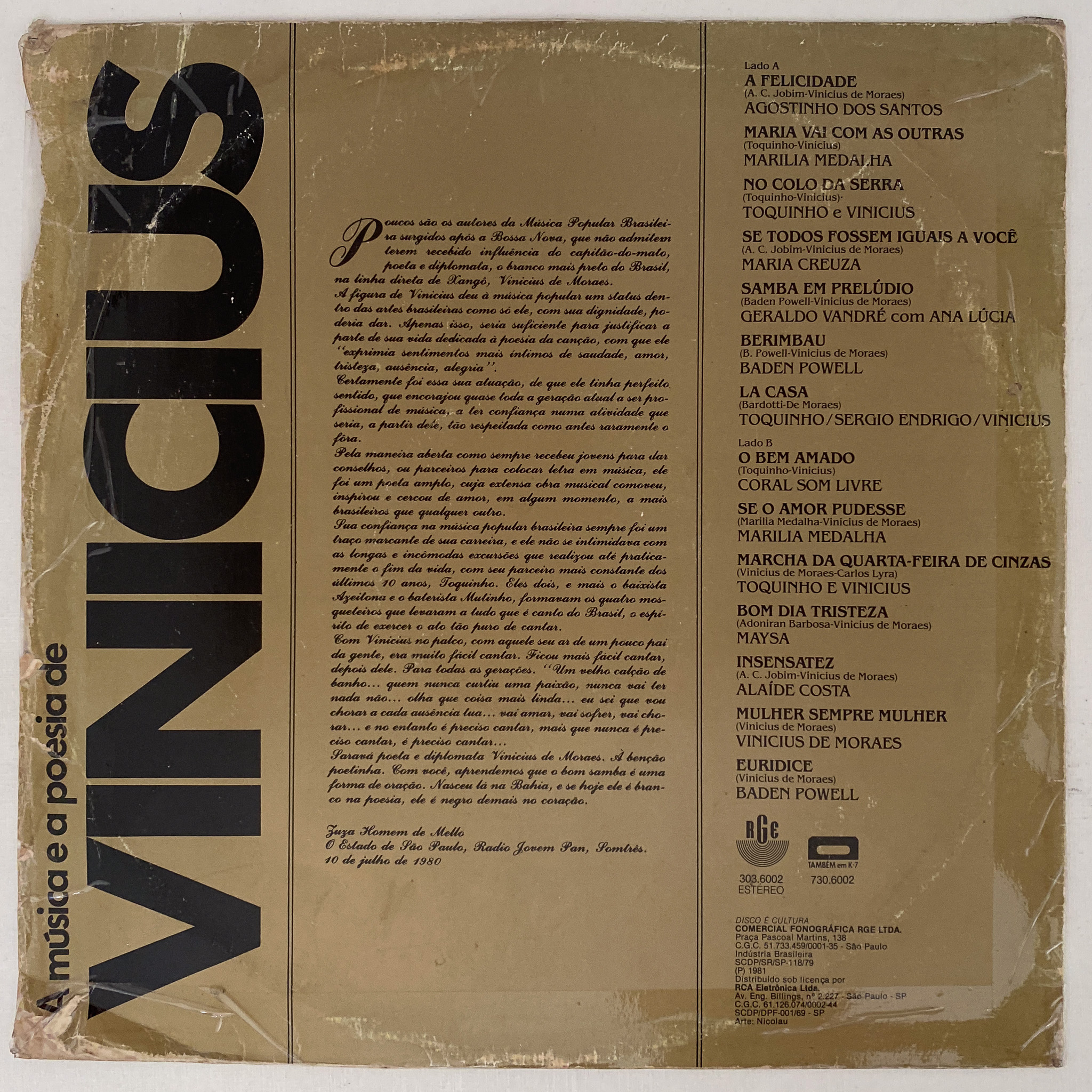 Vinicius De Moraes — Testamento…Vol. 2 - Imagem 2