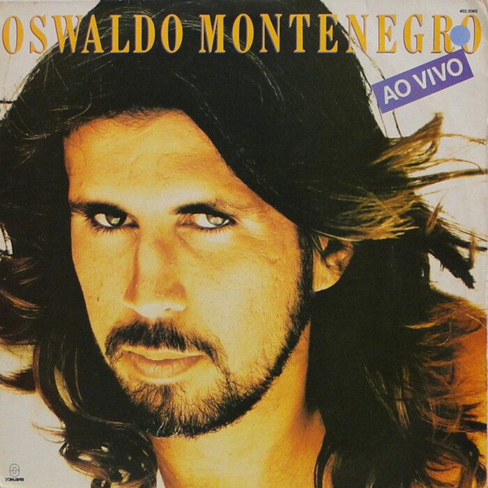 Oswaldo Montenegro — Oswaldo Montenegro — Ao Vivo, capa do disco