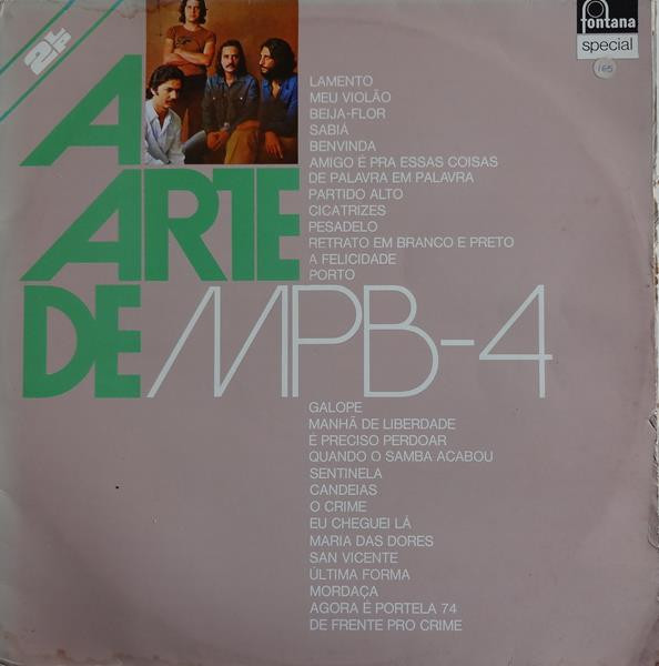 MPB4 — MPB4 — A Arte De MPB-4, capa do disco